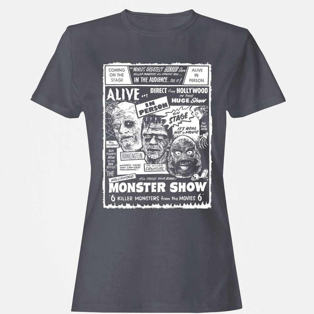 Women's T-Shirt - Y1XHK1AR - Dark Heather - 5