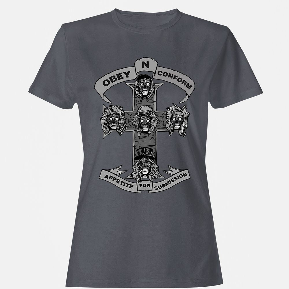 Women's T-Shirt - V1JKA5VG - Dark Heather - 5