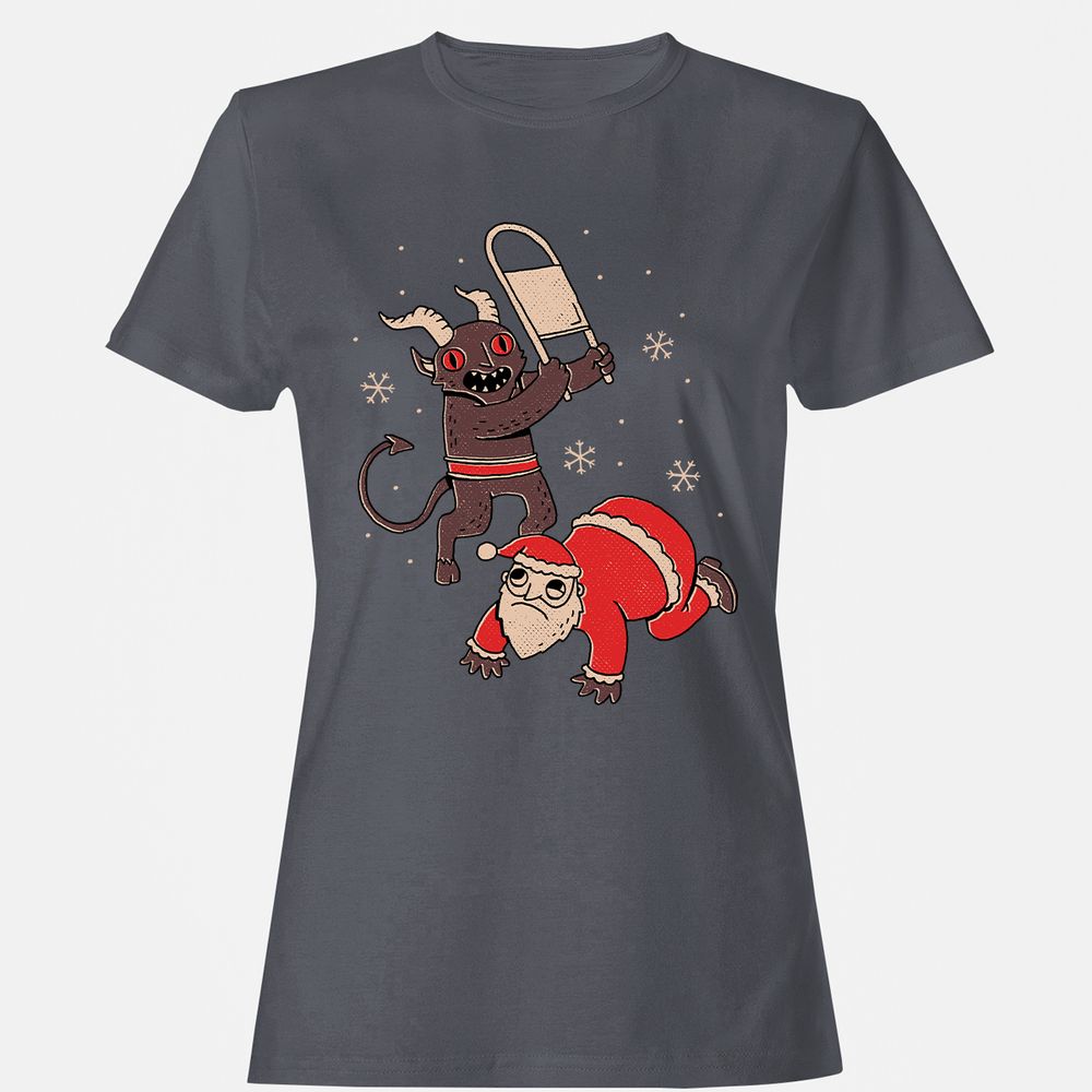 Women's T-Shirt - HAQYD444 - Dark Heather - 5