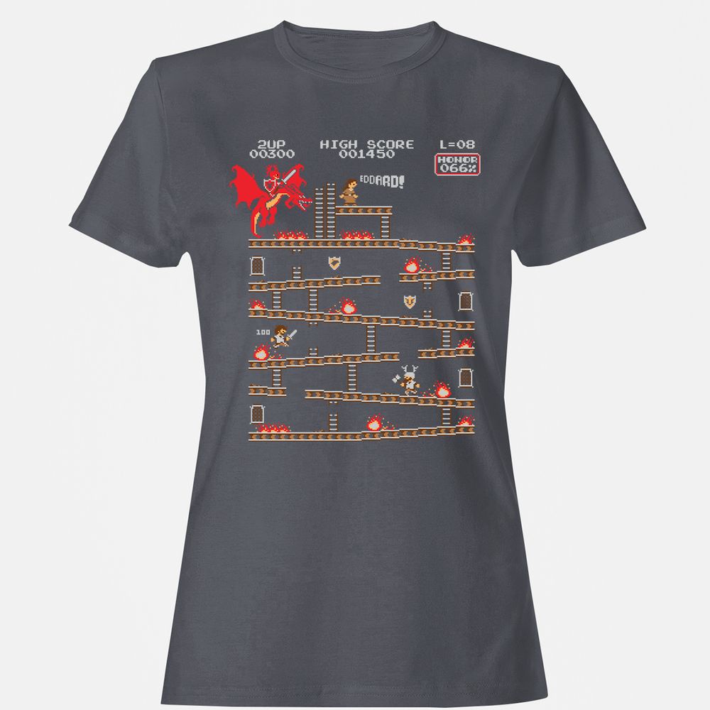Women's T-Shirt - 2PFSASYE - Dark Heather - 5