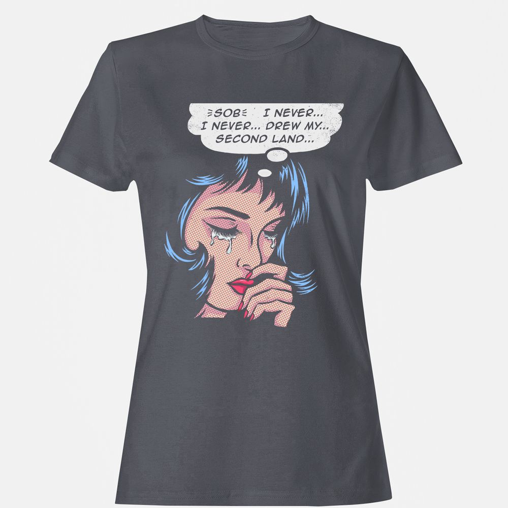 Women's T-Shirt - ZZ5J7JJE - Dark Heather - 5