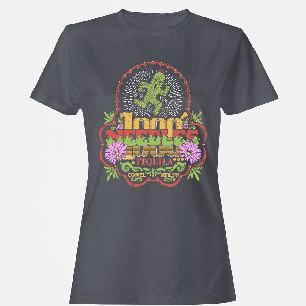 Women's T-Shirt - 48NHVQ6V - Dark Heather - 5