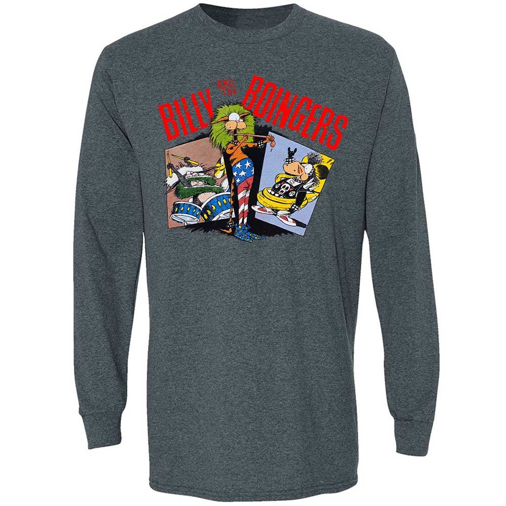 Long Sleeve T-Shirt - BY9T3K3G - Dark Heather - 5