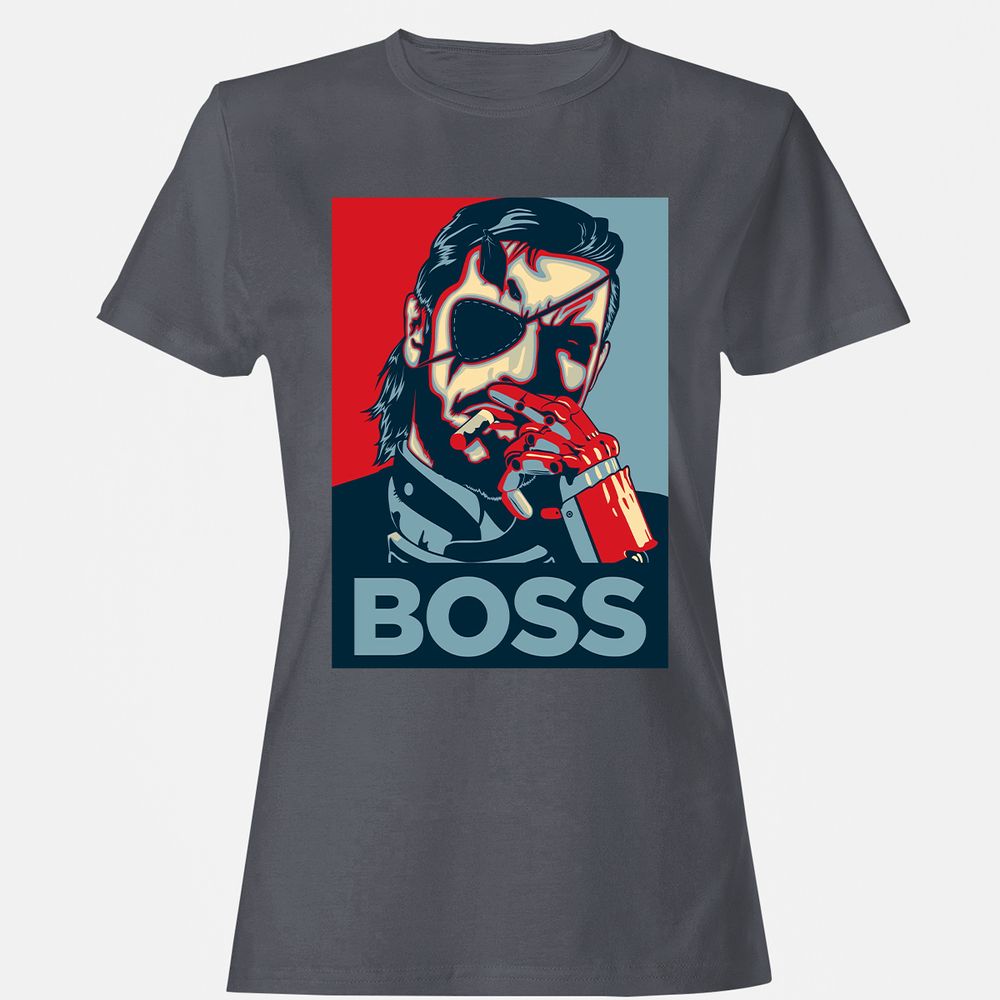 Women's T-Shirt - QHAM1MQZ - Dark Heather - 5