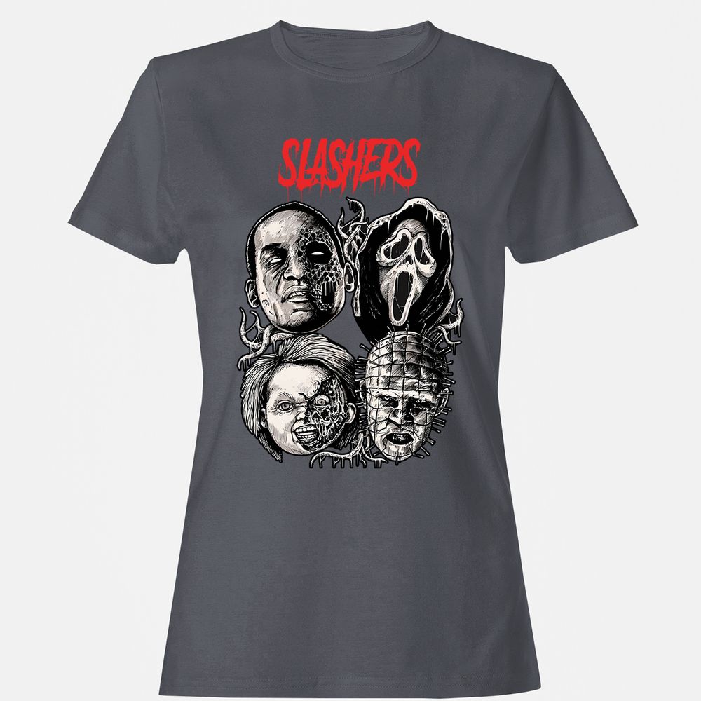 Women's T-Shirt - FZE123SN - Dark Heather - 5