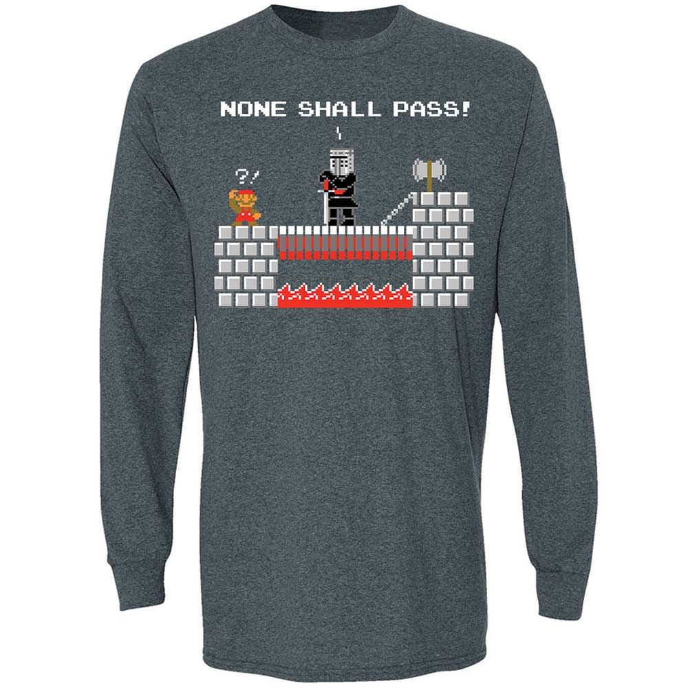 No Plumbers Shall Pass - Dark Heather - 5