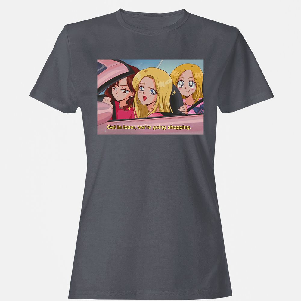 Women's T-Shirt - RAX7KFBJ - Dark Heather - 5
