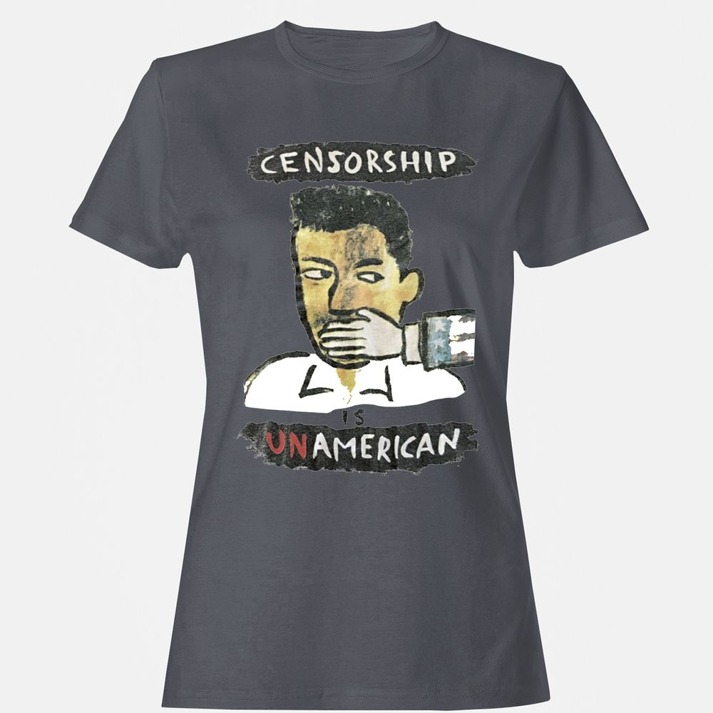 Censorship is Unamerican - Dark Heather - 5
