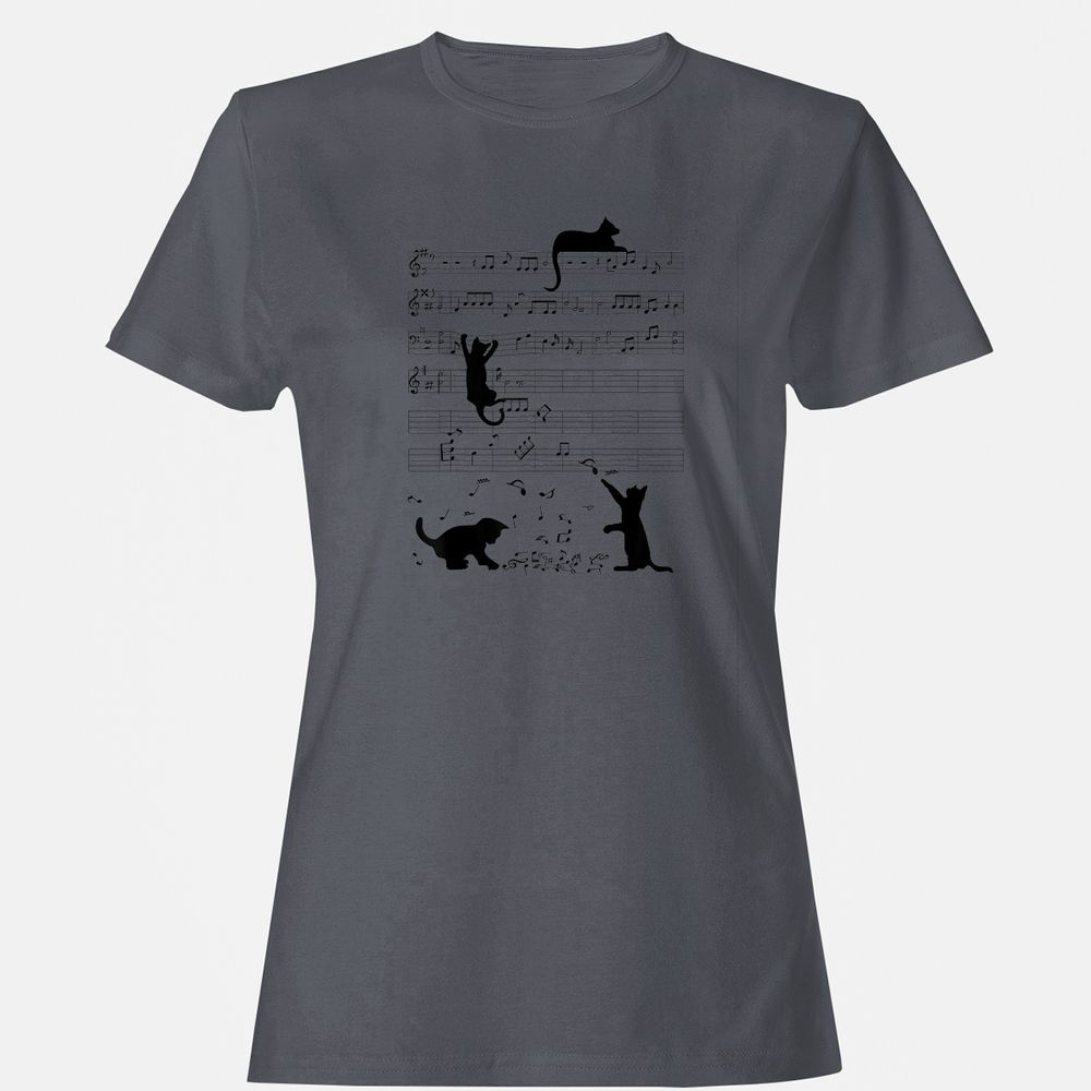Women's T-Shirt - S5K95JTV - Dark Heather - 5