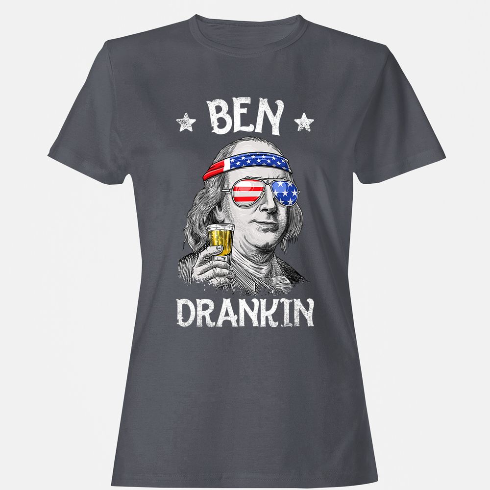 Women's T-Shirt - 6CH132KC - Dark Heather - 5