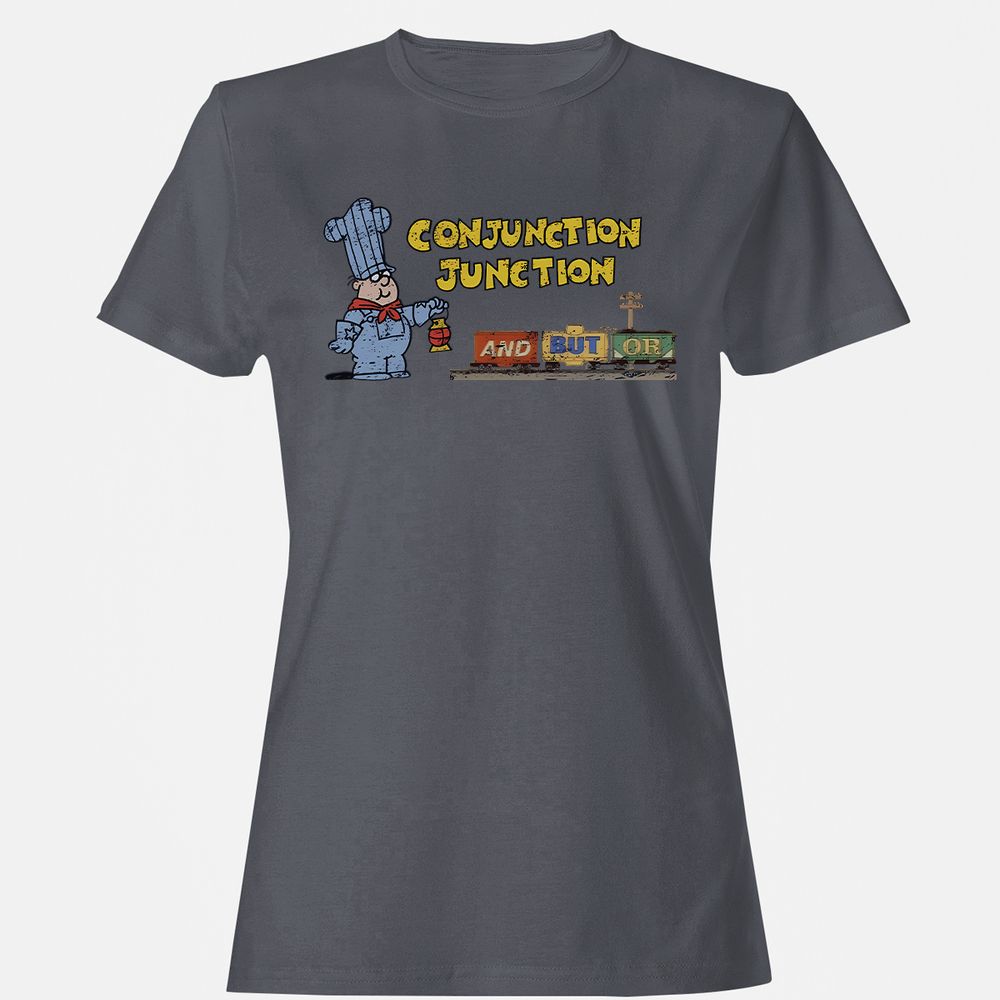 Women's T-Shirt - 9BH9CDU5 - Dark Heather - 5