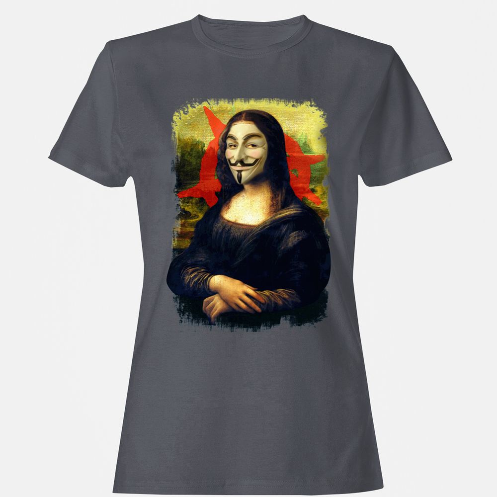 Women's T-Shirt - 63K4VP1Q - Dark Heather - 5