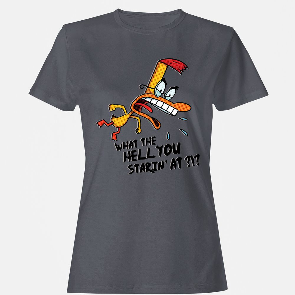 Women's T-Shirt - 83J4JYQF - Dark Heather - 5