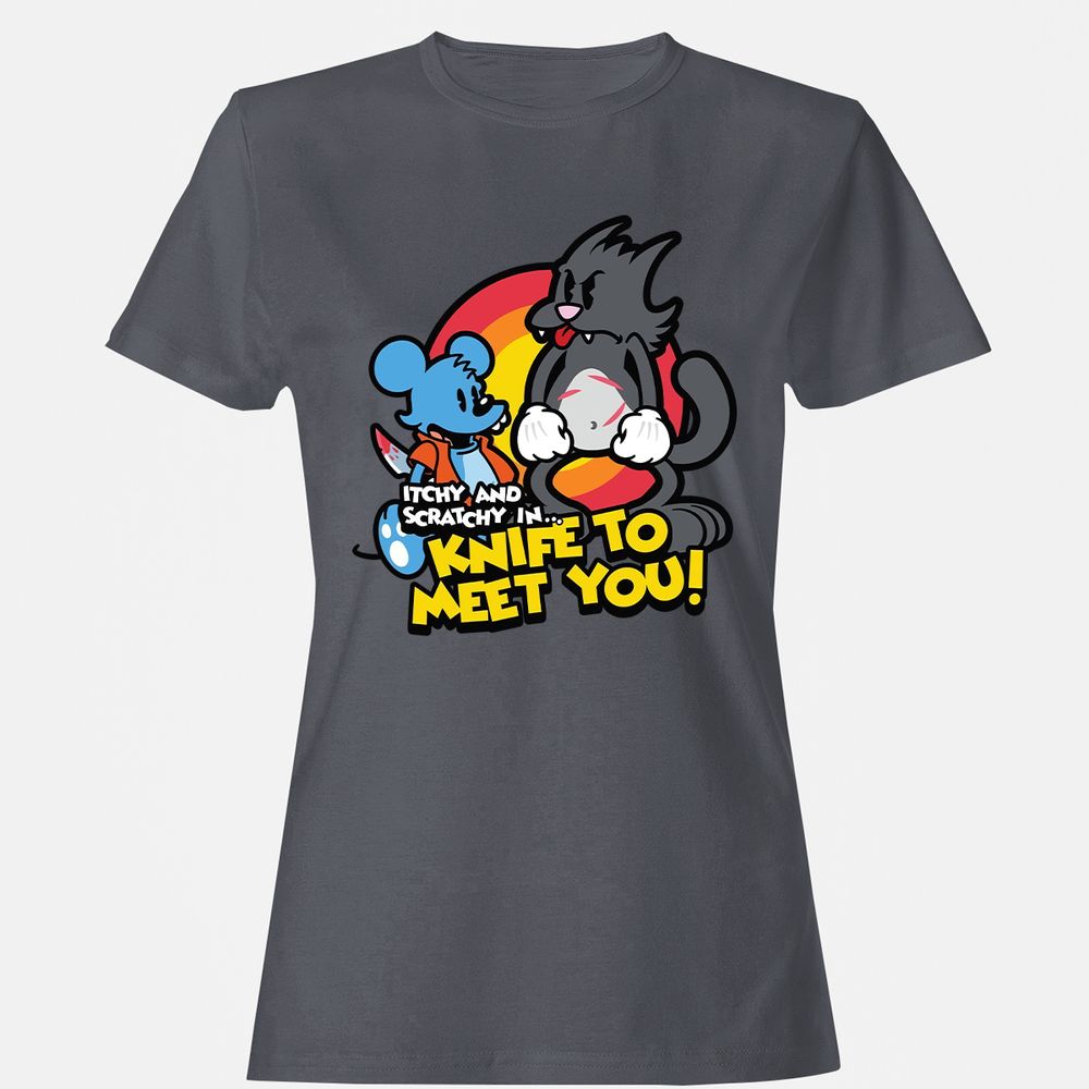 Women's T-Shirt - 354B23NX - Dark Heather - 5