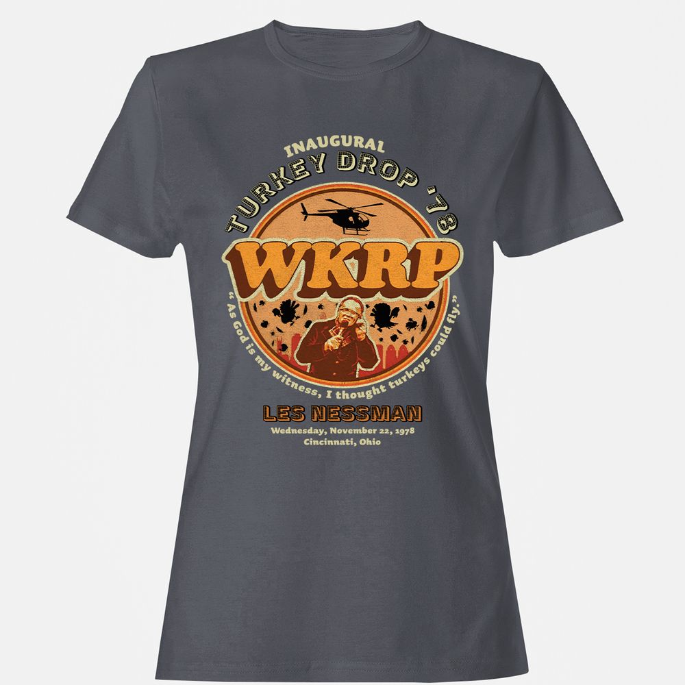 Women's T-Shirt - QVJN4JY5 - Dark Heather - 5