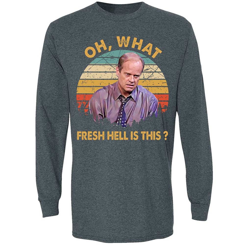 Oh What Fresh Hell Is This - Dark Heather - 5
