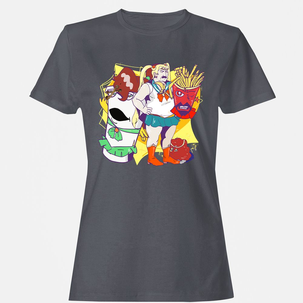 Women's T-Shirt - 7Y2UB47Q - Dark Heather - 5