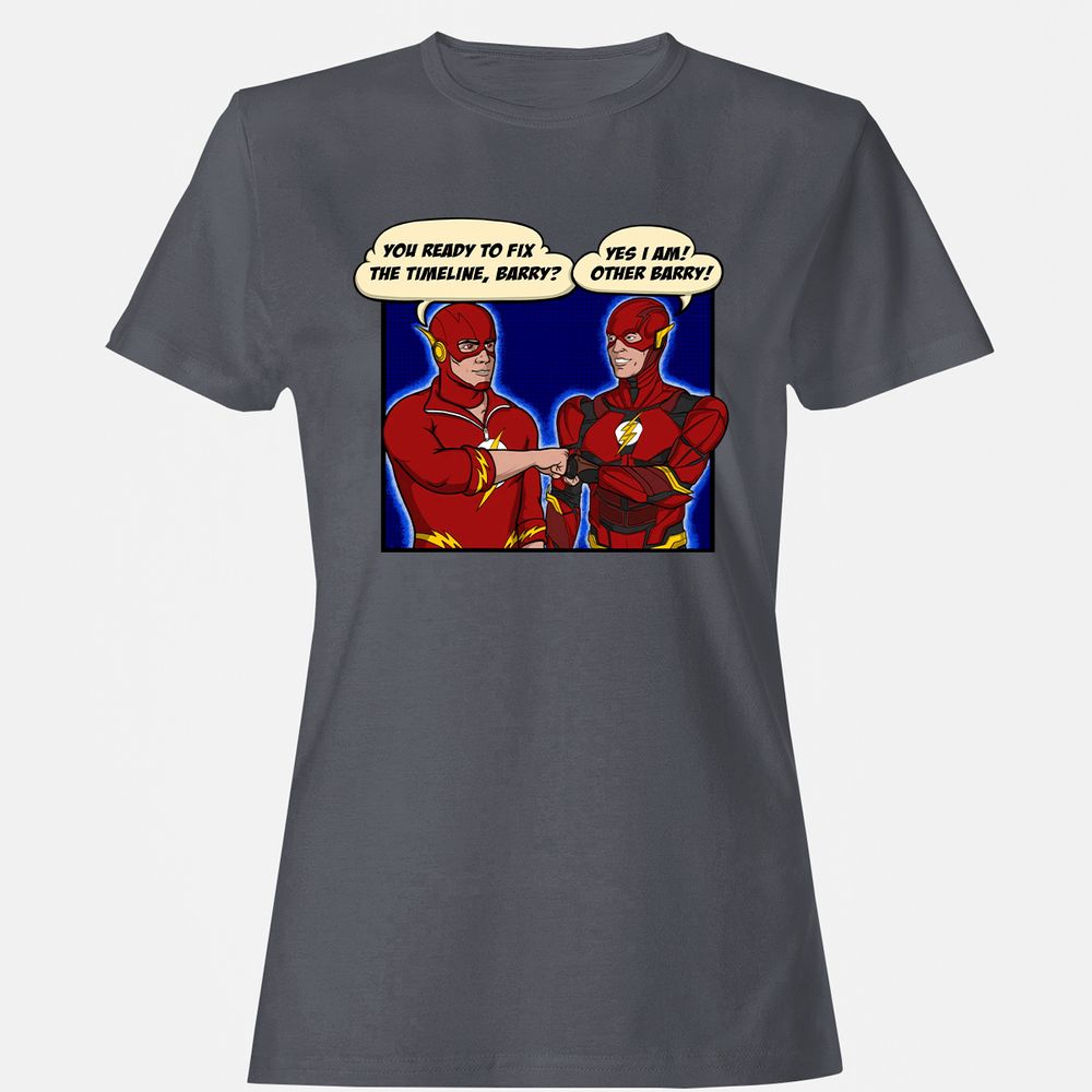 Women's T-Shirt - ZCK3CBFQ - Dark Heather - 5