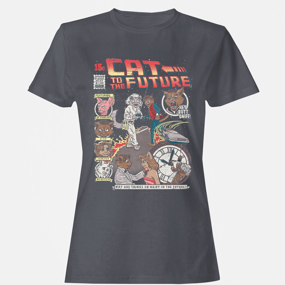 Women's T-Shirt - ZB2R5B6H - Dark Heather - 5