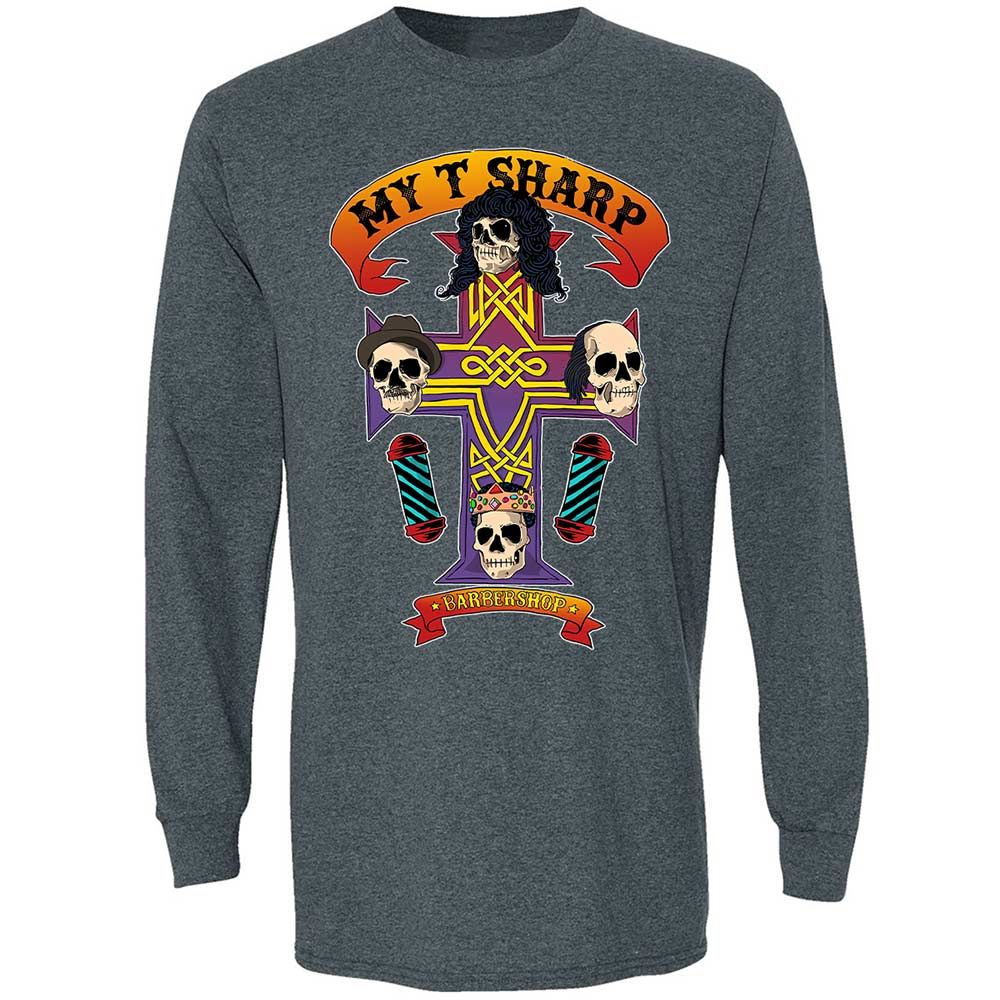 My-T-Sharp Barbershop - Dark Heather - 5