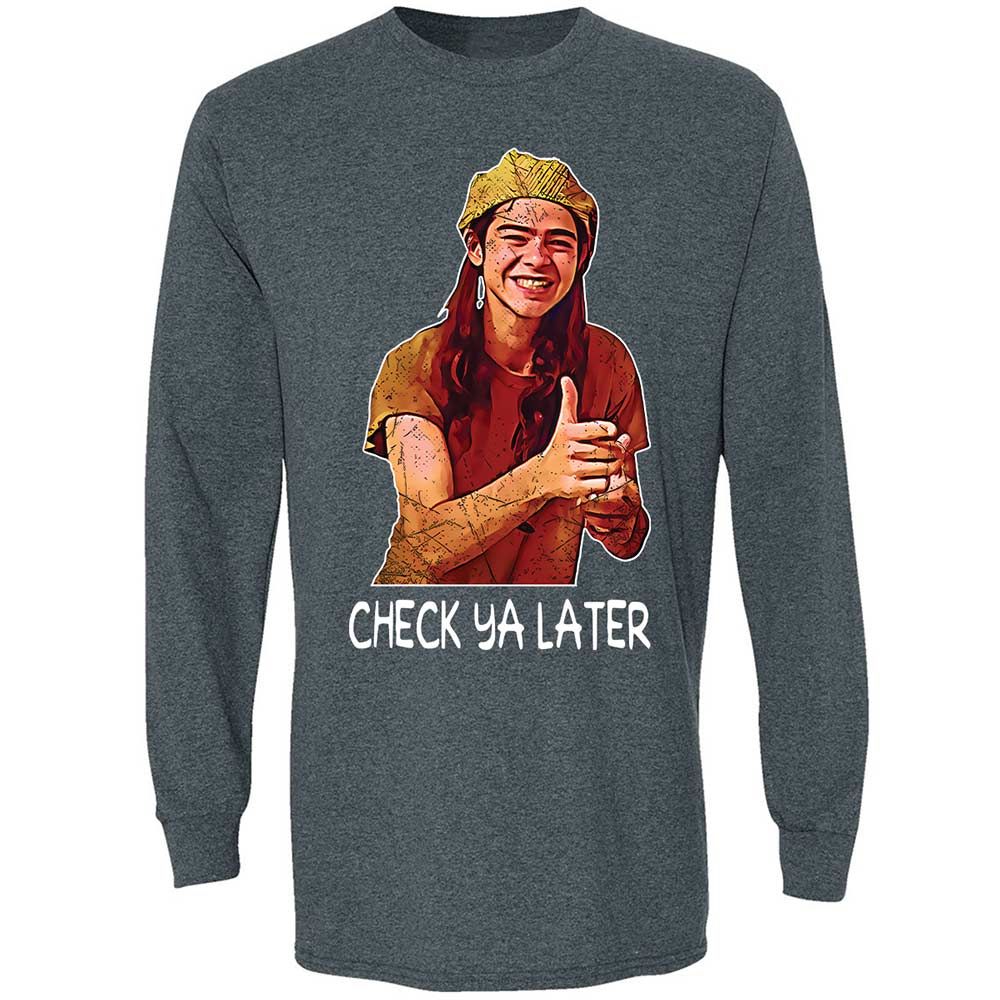 Long Sleeve T-Shirt - WZSX6C2K - Dark Heather - 5