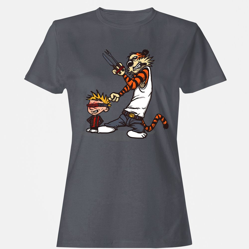 Women's T-Shirt - 6P5XEGXQ - Dark Heather - 5