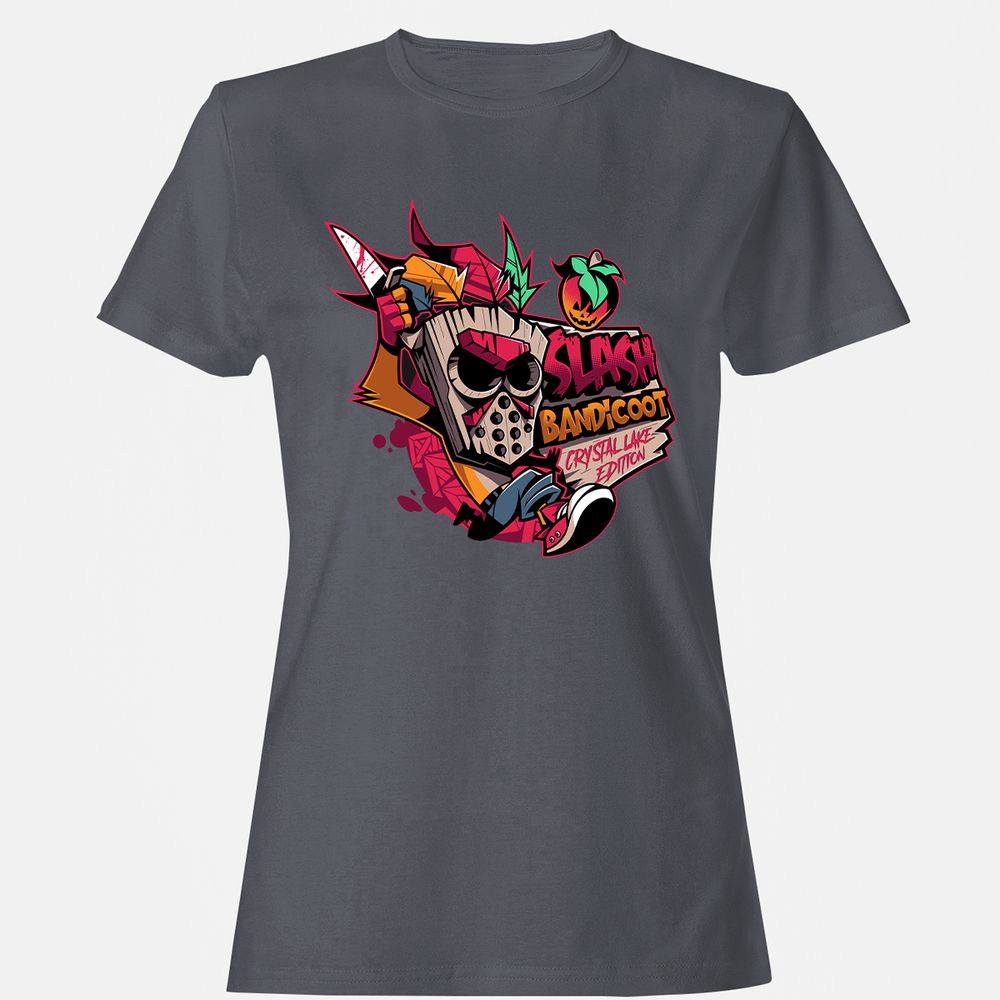 Women's T-Shirt - EX7QDLTH - Dark Heather - 5