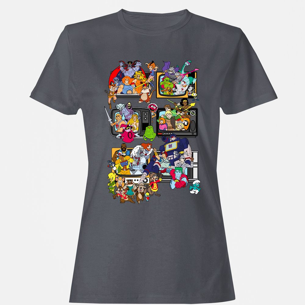 Women's T-Shirt - 1337REM3 - Dark Heather - 5