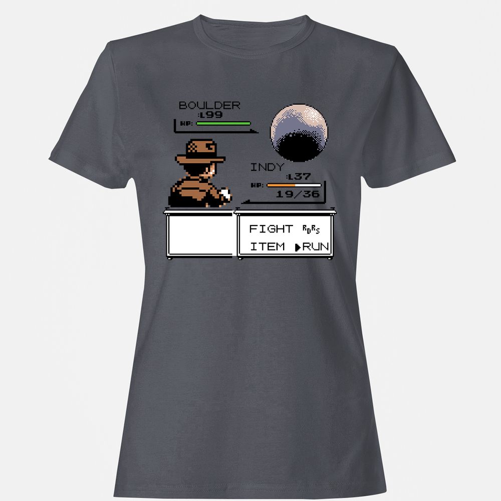 Women's T-Shirt - N4VM4LLN - Dark Heather - 5