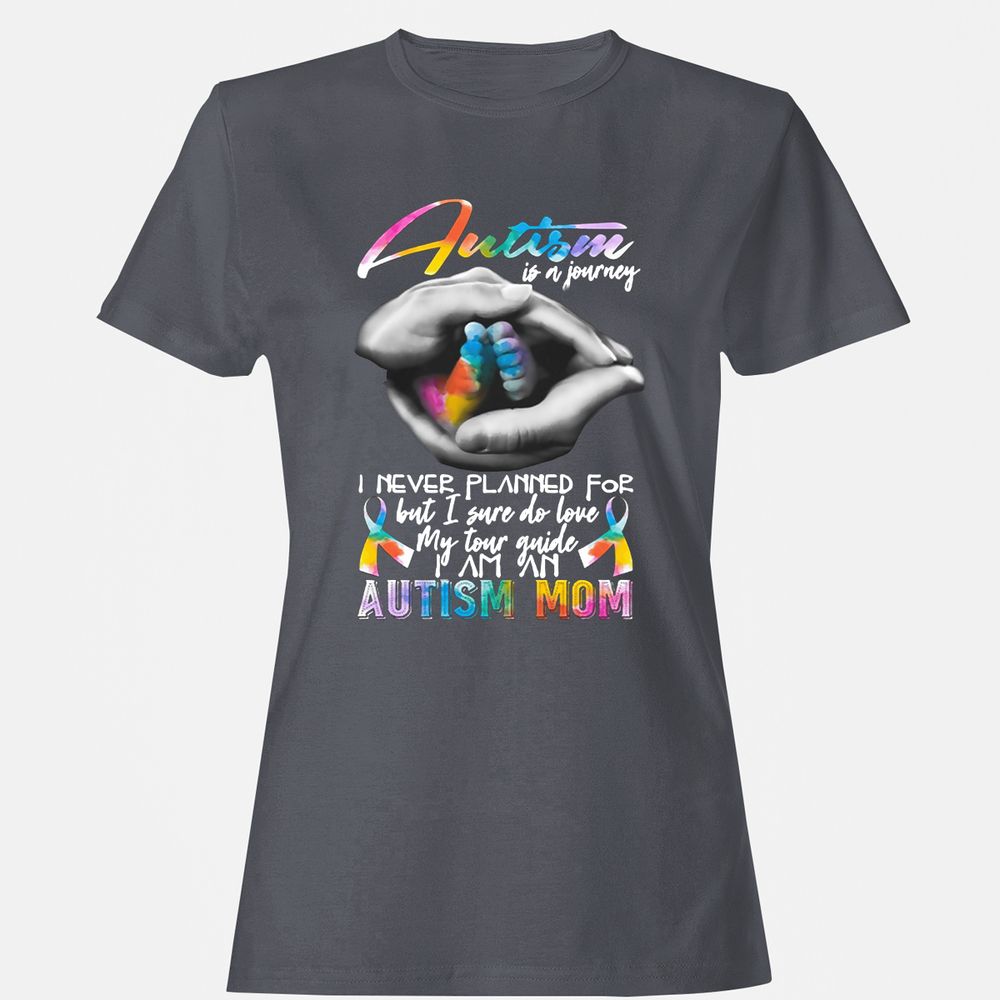 Women's T-Shirt - HGB6WU68 - Dark Heather - 5