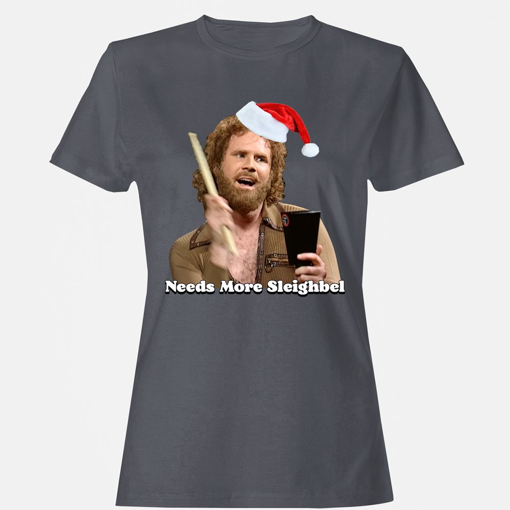 Needs More Sleighbel - Dark Heather - 5