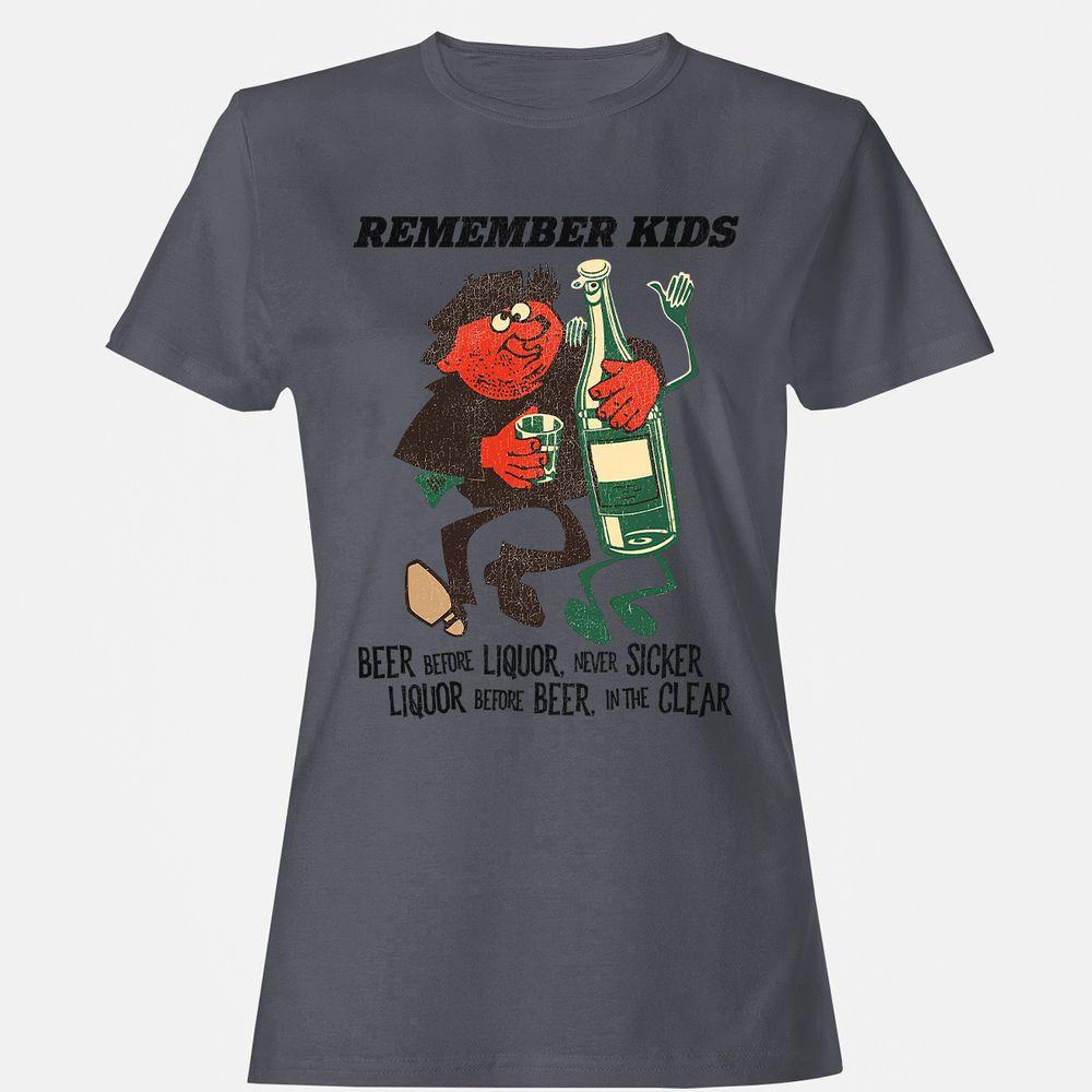 Women's T-Shirt - BD3XN3QX - Dark Heather - 5