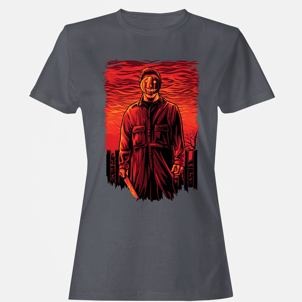 Women's T-Shirt - UZMW9HD7 - Dark Heather - 5