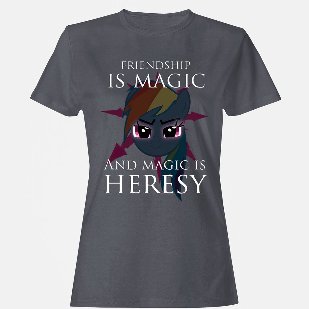 Women's T-Shirt - 2CLYDRZG - Dark Heather - 5
