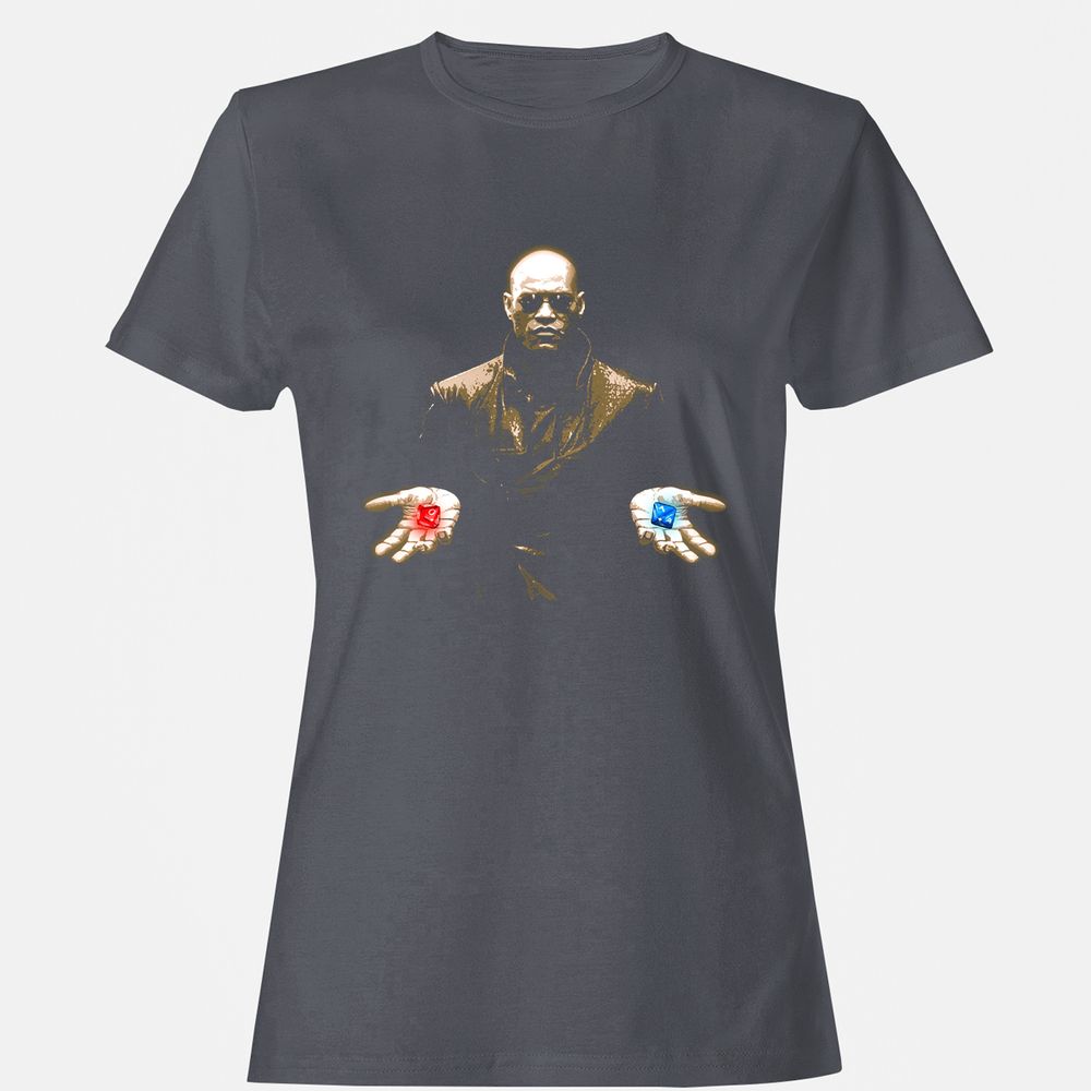 Women's T-Shirt - LK2V96YH - Dark Heather - 5