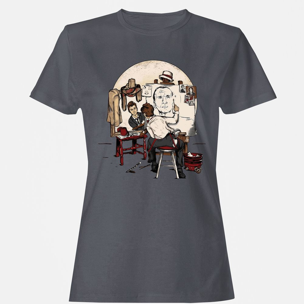 Women's T-Shirt - YNGG6AMJ - Dark Heather - 5