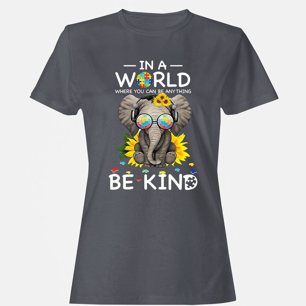 Women's T-Shirt - CQ3W4BTW - Dark Heather - 5