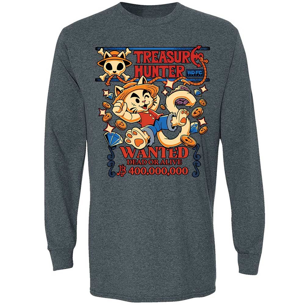 Long Sleeve T-Shirt - YHFTXG6U - Dark Heather - 5