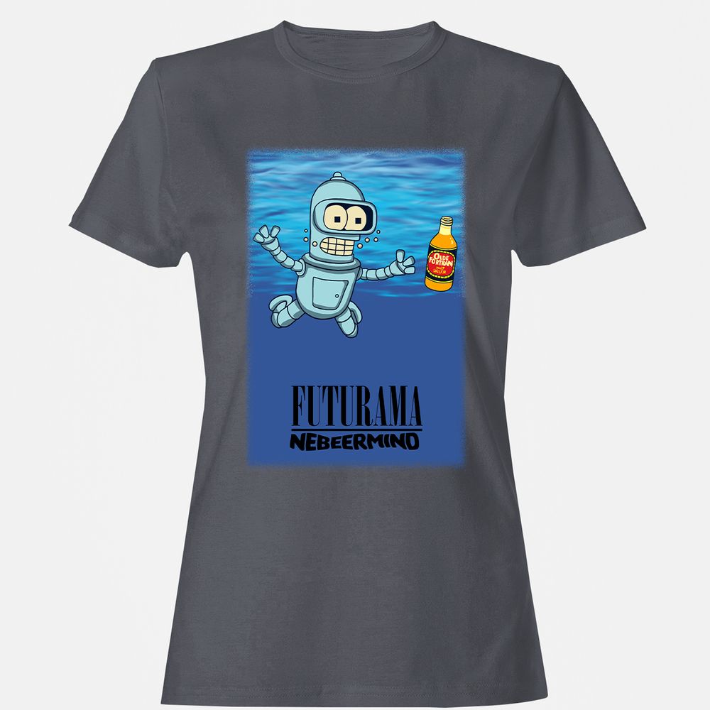 Women's T-Shirt - Q7EL8DZX - Dark Heather - 5