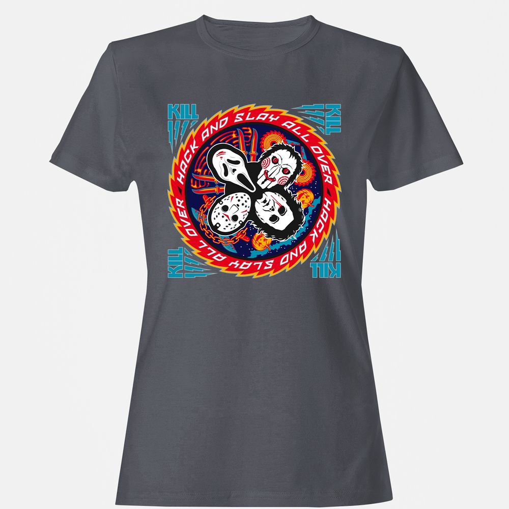 Women's T-Shirt - U7S9GNS3 - Dark Heather - 5