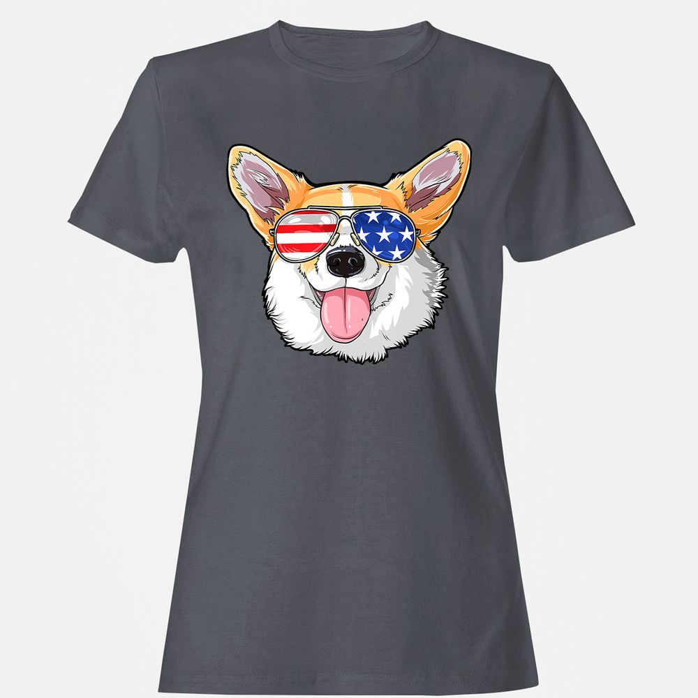 Women's T-Shirt - V8QJBY3S - Dark Heather - 5