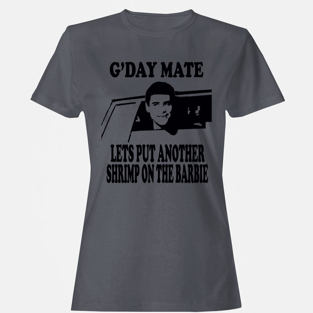 Women's T-Shirt - B2SS7HZL - Dark Heather - 5