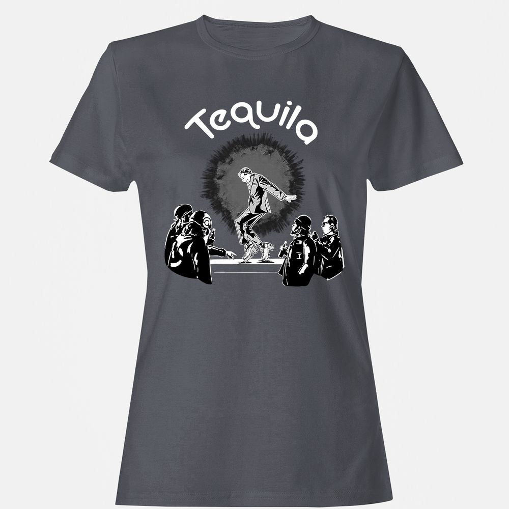 Women's T-Shirt - B39PJ4AP - Dark Heather - 5