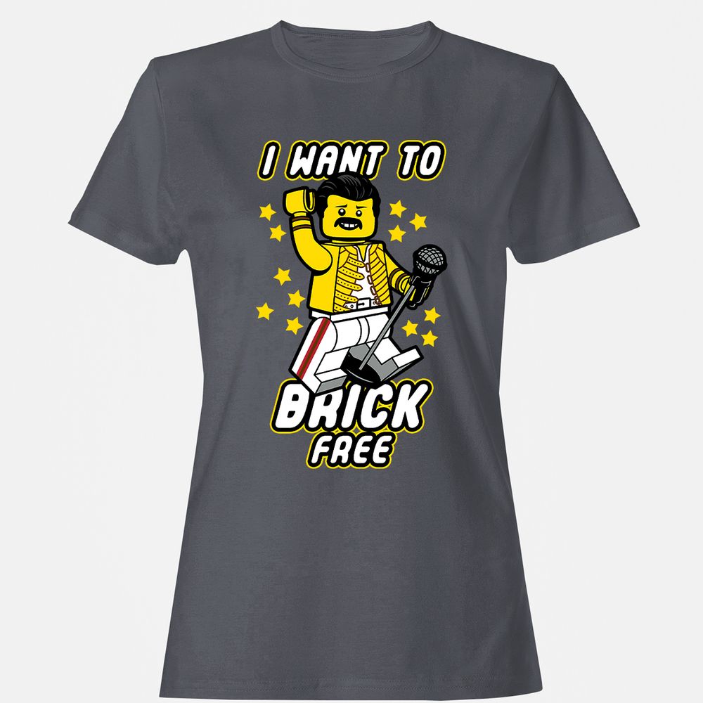 Women's T-Shirt - J7HBEHYQ - Dark Heather - 5