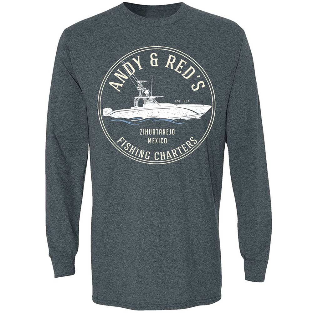 Long Sleeve T-Shirt - E1HF4GDP - Dark Heather - 5