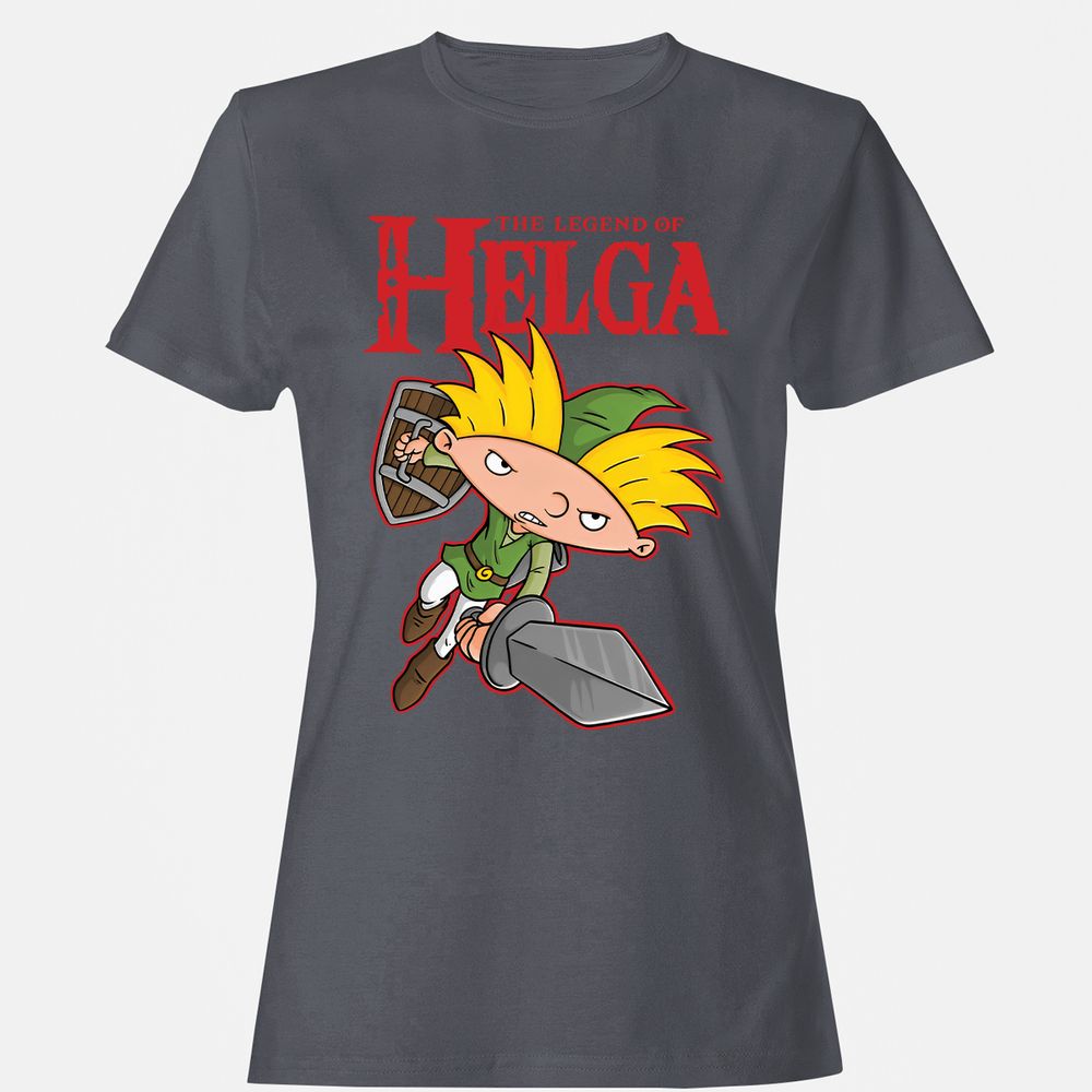 Women's T-Shirt - KVJC5TF9 - Dark Heather - 5