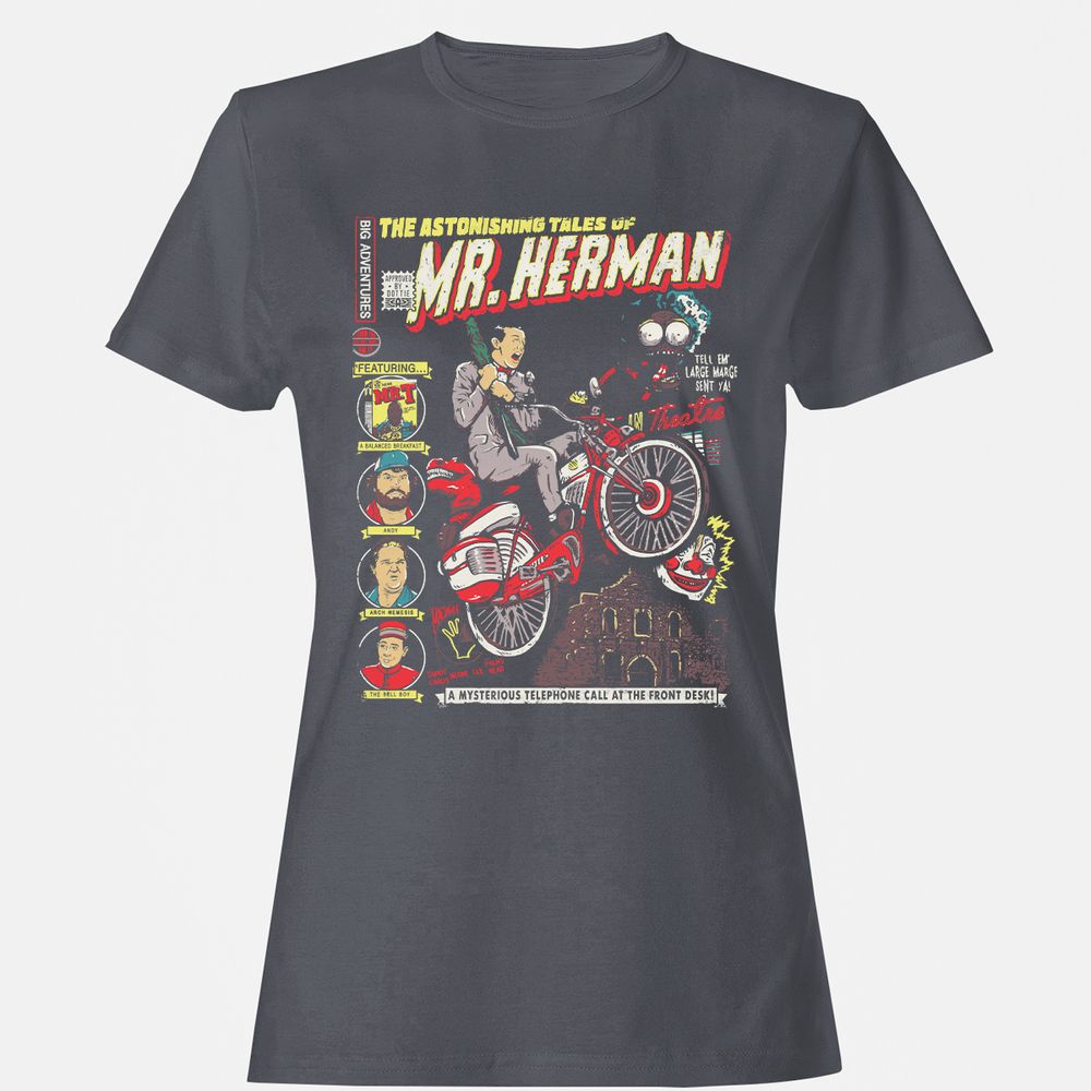 Women's T-Shirt - N7MXP5Z6 - Dark Heather - 5