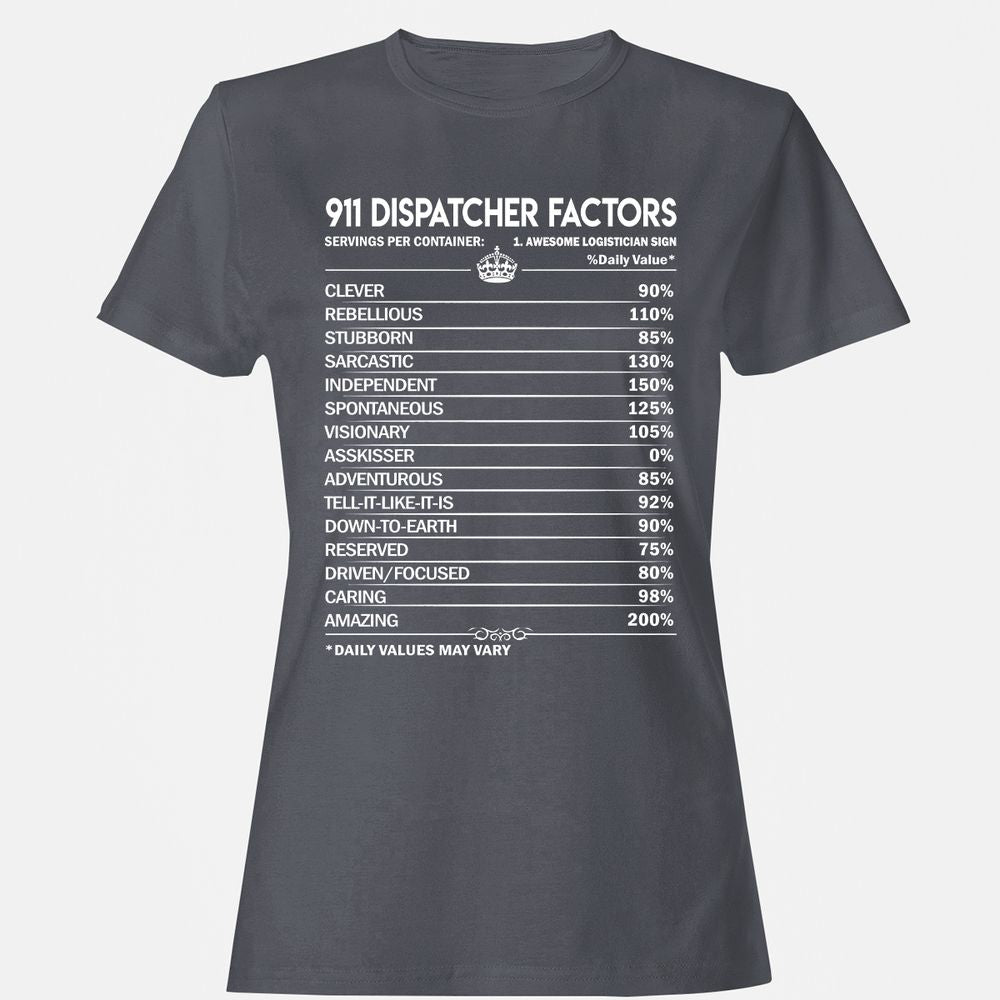 Women's T-Shirt - QPJH6QNC - Dark Heather - 5
