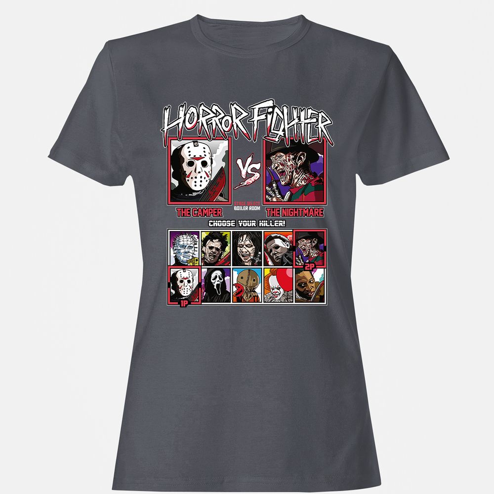 Women's T-Shirt - NJCPDTVJ - Dark Heather - 5