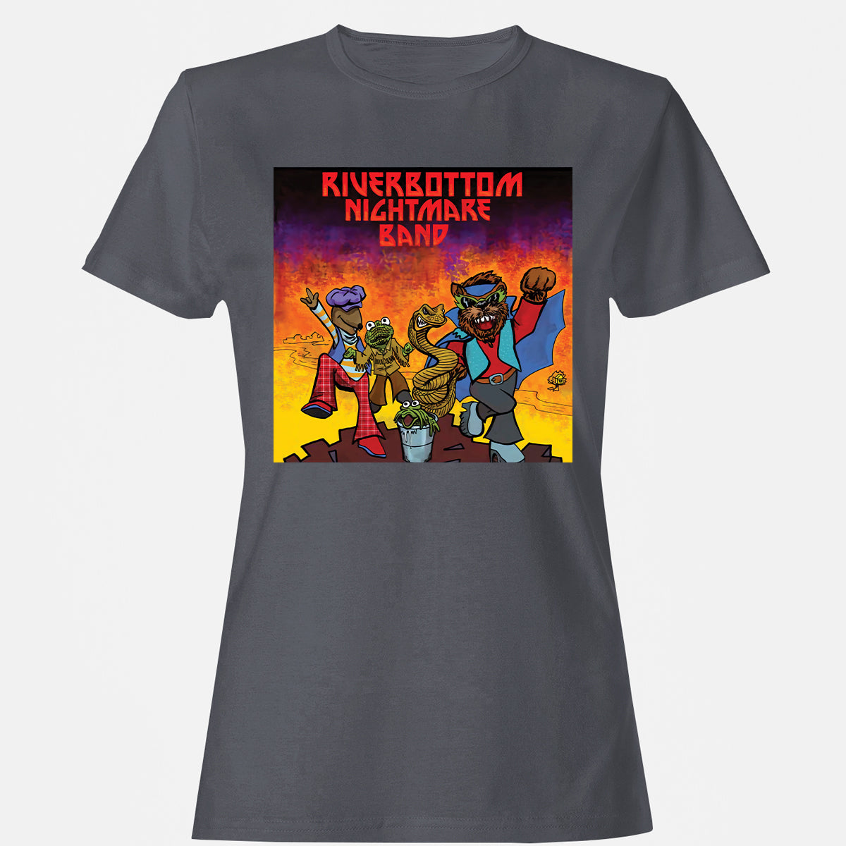 Women's T-Shirt - X4MDFJQ6 - Dark Heather - 5
